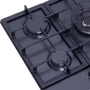 Варочная поверхность газовая Perfelli HGM 71624 BL: Рабочая поверхность эмаль