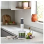 Блендер Kenwood Triblade XL HBM40.306WH: Материал насадок пластик, нержавеющая сталь