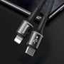 Кабель Baseus USB-C to Lightning PD 18W Halo Data 1m Black (CATLGH-01) фото 5
