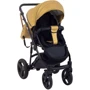 Коляска 2 в 1 Bair Crystal 100% кожа BC-40 золото перламутр — черный (624449): Пол ребенка девочка, мальчик
