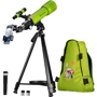 Телескоп Bresser Junior 70/400 Green з адаптером для смартфона + рюкзак (8850610B4K) (930418)