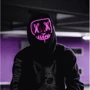 Неоновая Маска для вечеринок с подсветкой UFT LED Mask 1 Pink фото 3