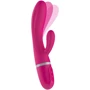 Вибратор-кролик Liebe Bend It Plus Cerise, гибкий, 2 мотора, 10 режимов