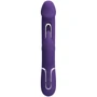 Вибратор 3в1 LYBAILE Pretty Love Twinkled Tenderness Kampas Dark Purple (BW-500025-2)