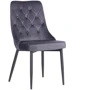 Стул обеденный AMF Susan black/monsoon gray (545856)