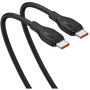 Кабель Baseus Cable USB-C to USB-C Pudding Series Fast Charging 100W 1.2m Black (P10355702111-00) фото 3