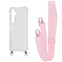Чехол для телефонов WAVE Clear Case with Strap Pink Sand for Samsung S926 Galaxy S24 Plus
