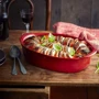 Форма для выпечки Emile Henry Ovenware овальная 27x17.5 см красная (349050): Диапазон температур, °C от -20°С до +270°С