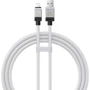 Кабель Baseus USB Cable to Lightning CoolPlay Series 2.4A 1m White (CAKW000402)