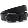 Женский ремень Borsa Leather черный (100v1genw35-black)