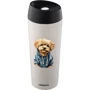 Термокухоль Ardesto Coffee Time Maltipoo 450 мл, бежевий (AR2645MP)