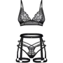 Комплект Obsessive Blomentis 3-pcs set M/L