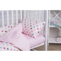 Постельное белье для новорожденных Royal Dream (Розовый горох) 80х190; 90х190