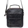 Мужская сумка планшет Borsa Leather коричневая (K16210-brown): Фактура Матовая, Гладкая