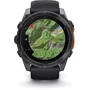 Смарт-часы Garmin Fenix 8 AMOLED 51mm Slate Grey with Black Silicone Band (010-02905-00): Особенности Бесконтактная оплата, Большой экран, Влагозащищенные, Металлический корпус, Фонарик, Компас, Барометр, Термометр, Тактические, Встроенный микрофон, Динамик (громкая связь), Функция звонка