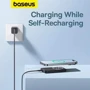 Внешний аккумулятор Baseus Power Bank 5000mAh Magnetic Wireless 20W Black (P10022107113-00) фото 9
