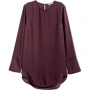 Туника H&M 4212494 46 бордовая: Сезон Демисезон
