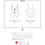 Комплект Obsessive 846-BAB-1 babydoll, L/XL
