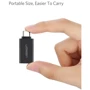 Адаптер Ugreen Adapter US173 USB-C to USB3.0 Black (20808) фото 4