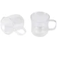 Набор стеклянных чашек Bergner Coffee & tea lovers BG-20115-MM 230 мл 2 шт (00000025108)