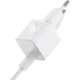 Зарядний пристрій Baseus USB-C Wall Charger GaN5 mini 1C 20W з USB-C Cable White (P10110900213-01): Кількість USB-портів 1