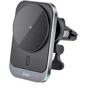 Держатель WIWU Car Holder Air Ven Mount MagSafe CH-314 Black 15W for iPhone 16 I 15 I 14 I 13 I 12 series