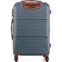 Чемодан Semi Line 24" (M) Petrol бирюзовый (T5641-2): Фактура Матовая