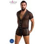 Соблазнительный комплект Passion 052 SET MICHAEL black XXL/XXXL