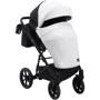 Коляска 2 в 1 Bair Kiwi кожа 100% BK-51/15 белый - черный: Пол ребенка Унисекс