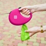 Поводок-рулетка для собак WAUDOG R-leash с контейнером для пакетов S розовый до 12 кг 3 м (26277) фото 10