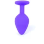 Анальная пробка с кристаллом Boss Series Exclusivity Jewellery Silicon Plug M