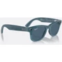 Смарт-окуляри Ray-Ban Meta Wayfarer Matte Jeans Frame Dusty Blue Lenses size M (RW4006 67552V 50-22) фото 3