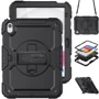 Аксессуар для iPad ArmorStandart Panzer Black for iPad 10.9 (2022 / 2024) / iPad 11 2025 (ARM82525): Особенности отделение для стилуса, с подставкой, противоударный, Надежная защита от царапин и загрязнений