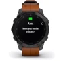 Смарт-часы Garmin Epix (Gen 2) Sapphire Black Titanium with Chestnut Leather Band (010-02582-30) фото 10