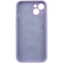 Чехол для iPhone Mobile Case Silicone Case Full Camera Protective Lilac for iPhone 15 Plus: Тип чехла накладка на заднюю часть