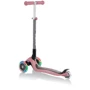 Самокат Globber Primo Foldable Lights Deep Pastel Pink (пастельно-розовый)