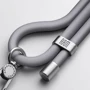 Ремешок для смартфона ArmorStandart Silicone Rope Titanium Grey with Grey holder (ARM76276): Цвет серый