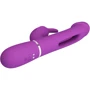 Вибратор с стимулятором клитора LYBAILE Pretty Love Kampas Rabbit 3 in 1 Purple (BW-500025-3)