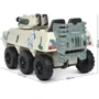Детский электромобиль танк Bambi Racer 140W, белый (M 4862BR-1) фото 13