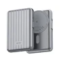 Внешний аккумулятор WIWU Power Bank 10000mAh Trunk 22.5W Magnetic Wireless Silver: Особенности Поддержка MagSafe, Встроенный кабель, быстрая зарядка, беспроводная зарядка