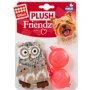 Игрушка для собак Сова с пищалкой GiGwi Plush текстиль 10 см (75036)
