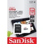 Карта памяти SanDisk 128GB microSDXC Сlass 10 UHS-I Ultra + adapter (SDSQUNS-128G-GN6TA): Класс карты UHS-I, Class 10