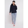 Толстовка FashionUp KF-1678B-42 42 синяя с капюшоном на молнии: Состав Полиэстер, Хлопок