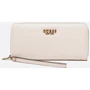 Жіночий гаманець GUESS ZED SLG LARGE ZIP AROUND молочний (SWVB8683460-STO)