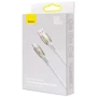 Кабель Baseus USB Cable to USB-C Glimmer Series Fast Charging 100W 1m White (CADH000402) фото 4