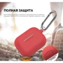 Чехол для наушников AhaStyle Silicone Case with Belt Red (X002CYE7WZ) for Apple AirPods Pro: Совместимость AirPods Pro