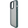 Чехол для iPhone Mobile Case TPU+PC Metal Buttons Green for iPhone 13 Pro: Материалы поликарбонат и полиуретан
