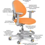 Дитяче крісло Evo-kids Mio OR (арт.Y-407 OR): Глибина, см 40