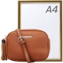 Женская сумка кросс боди Amelie Galanti коричневая (A931001-brown): Пол Женский