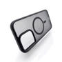 Чехол для iPhone BeCover Metal Buttons Case with MagSafe Black for iPhone 16 Pro Max (712099): Материалы поликарбонат и полиуретан